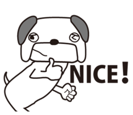 Amiability dog sticker #5365857