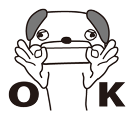 Amiability dog sticker #5365858