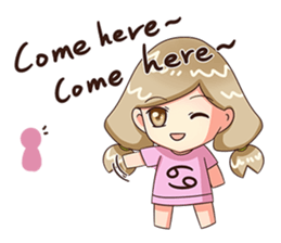 Kindergarten Of Constellation(Cancer) sticker #5366089