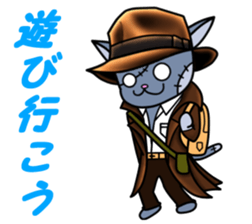 Zombie cat "Me-chan" Vol.2 sticker #5366486