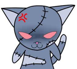 Zombie cat "Me-chan" Vol.2 sticker #5366493