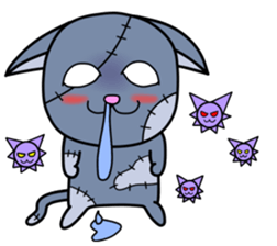 Zombie cat "Me-chan" Vol.2 sticker #5366510