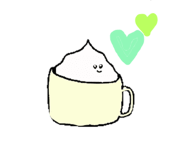 whipped cream sticker #5366808