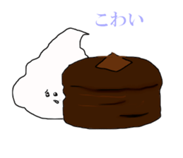 whipped cream sticker #5366829