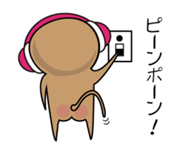 73monkey sticker #5367214