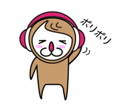 73monkey sticker #5367224