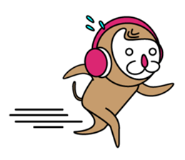 73monkey sticker #5367225