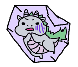 Iridescent dragon sticker #5367744