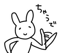 Smiling Bunny sticker #5368773