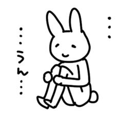 Smiling Bunny sticker #5368786