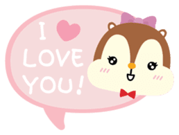 Squly & Friends: Love sticker #5369199