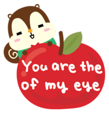 Squly & Friends: Love sticker #5369200