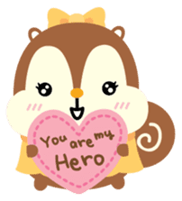 Squly & Friends: Love sticker #5369202