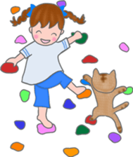 cat and girl part 4 sticker #5369639