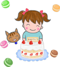 cat and girl part 4 sticker #5369640