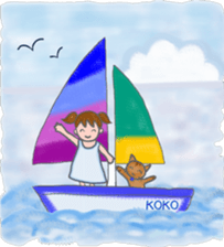 cat and girl part 4 sticker #5369674