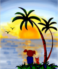 cat and girl part 4 sticker #5369675