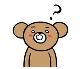 Bear and friend's happy day 2 sticker #5370013