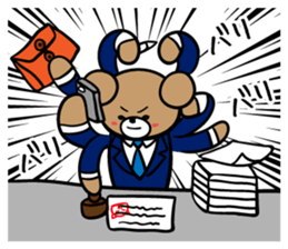 Bear and friend's happy day 2 sticker #5370017