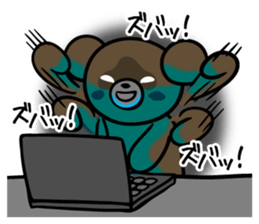 Bear and friend's happy day 2 sticker #5370018