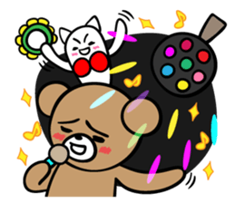 Bear and friend's happy day 2 sticker #5370027
