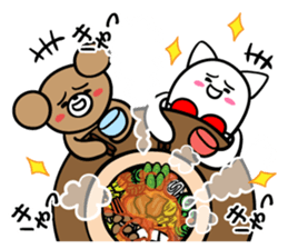 Bear and friend's happy day 2 sticker #5370032