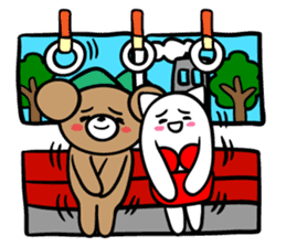 Bear and friend's happy day 2 sticker #5370033