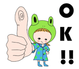 Chillin rainy weather sticker #5370134