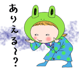 Chillin rainy weather sticker #5370145