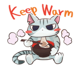 STRAYCATS in fall and winter sticker #5370724