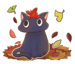STRAYCATS in fall and winter sticker #5370726