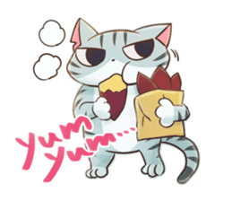 STRAYCATS in fall and winter sticker #5370727