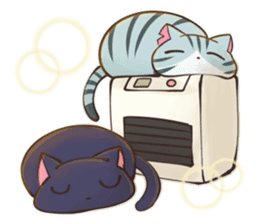 STRAYCATS in fall and winter sticker #5370733