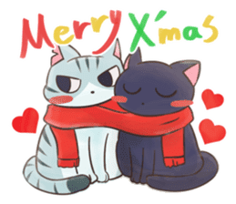 STRAYCATS in fall and winter sticker #5370745