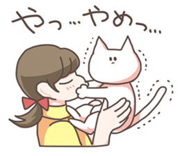 cat at will! sticker #5370759