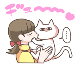 cat at will! sticker #5370760