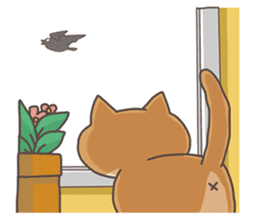 cat at will! sticker #5370771