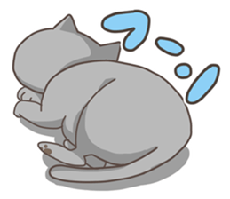cat at will! sticker #5370792