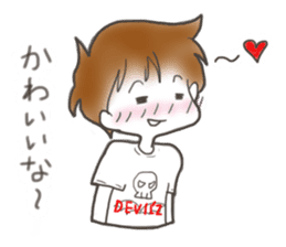 DEVIL'Z sticker Kansai dialect by Anzu sticker #5371357