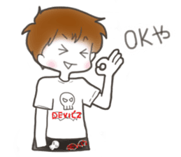 DEVIL'Z sticker Kansai dialect by Anzu sticker #5371376