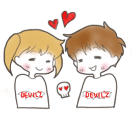 DEVIL'Z sticker Kansai dialect by Anzu sticker #5371392