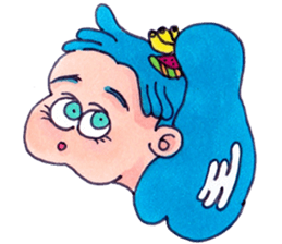 A Shock of Azure & Hearty sticker #5371756