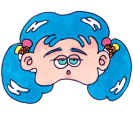 A Shock of Azure & Hearty sticker #5371758