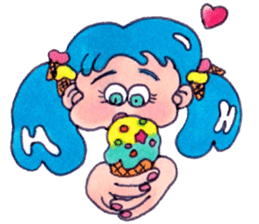 A Shock of Azure & Hearty sticker #5371760