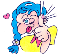 A Shock of Azure & Hearty sticker #5371761