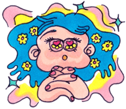 A Shock of Azure & Hearty sticker #5371762