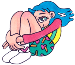 A Shock of Azure & Hearty sticker #5371763