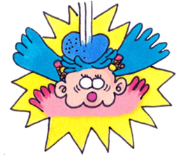 A Shock of Azure & Hearty sticker #5371764