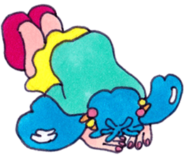 A Shock of Azure & Hearty sticker #5371767