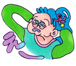 A Shock of Azure & Hearty sticker #5371773